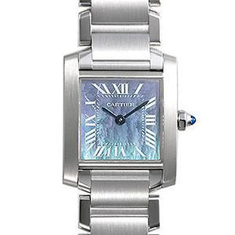 CARTIER カルティエ タンクフランセーズ コピー SM W51034Q3 ブルー